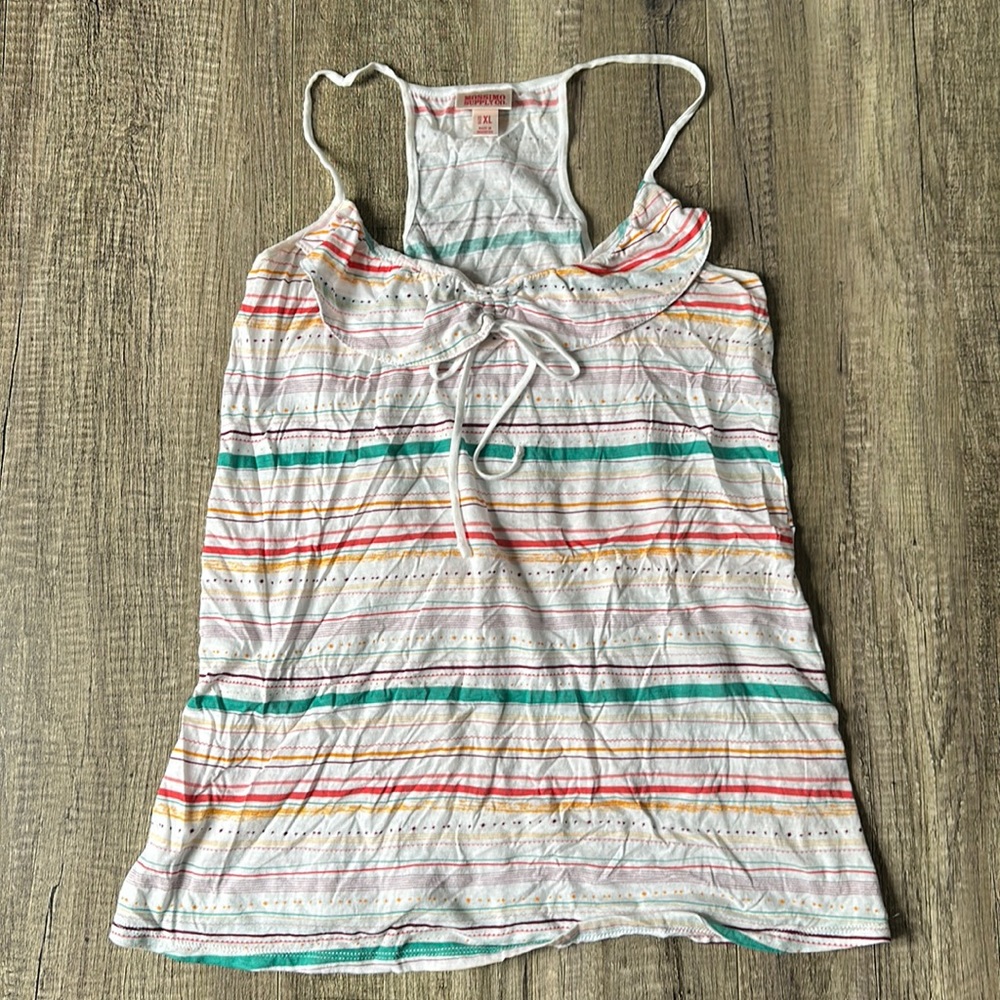 Summer Striped Racerback Tank